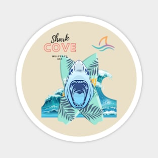 Shark cove Magnet